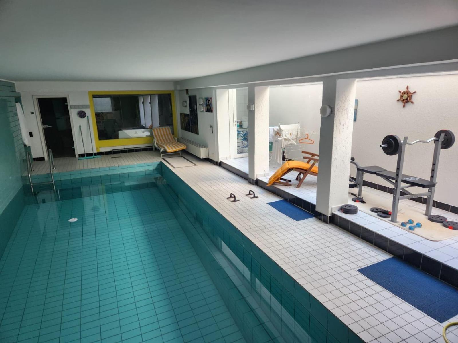 Villa Casa Blanca Mit Privatem Schwimmbad 26 Grad Und Sauna Дуйсбург Экстерьер фото